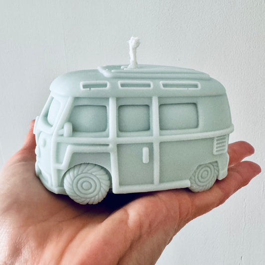 Bus Kerze handgemacht