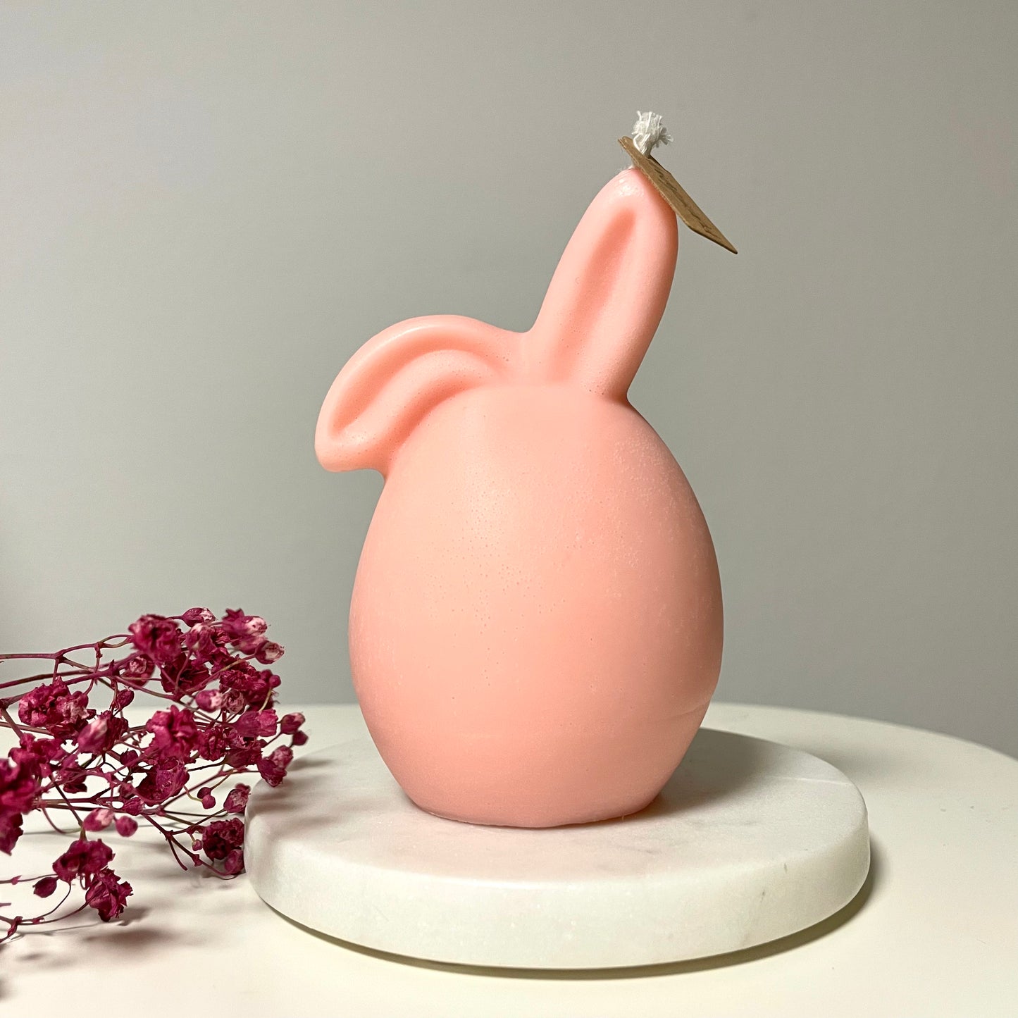 Handgemachte Hasenkerze aus RapswachsCeris