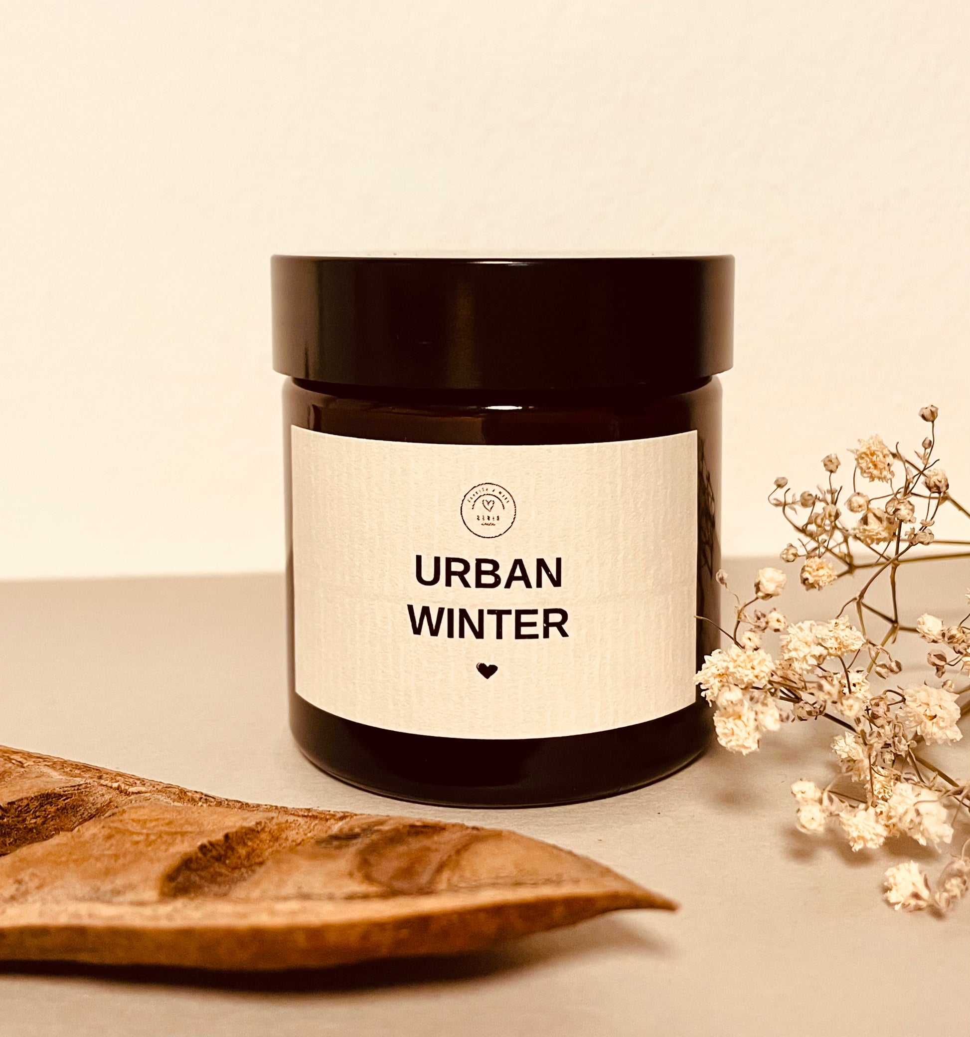 Mini Duftkerze Urban Winter in Apothekerglas