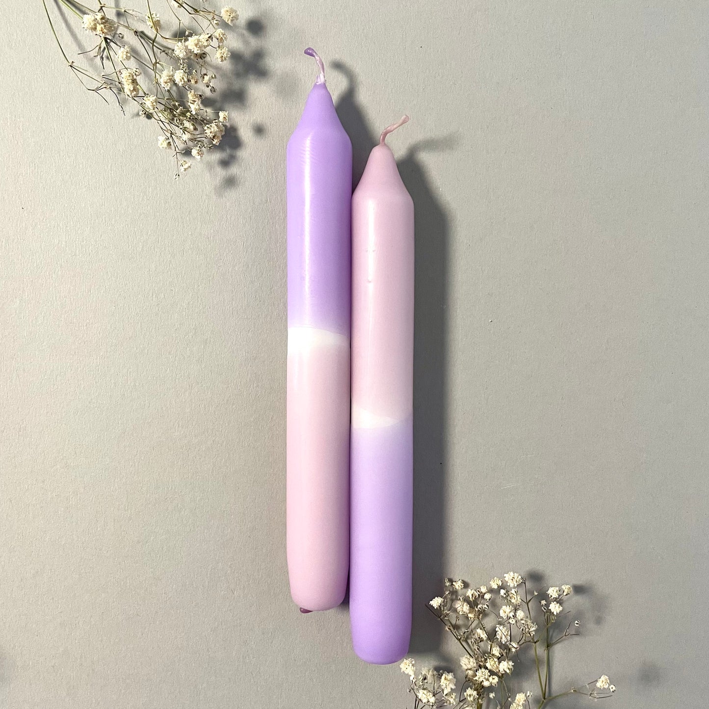 Dip Dye flieder und wild flower