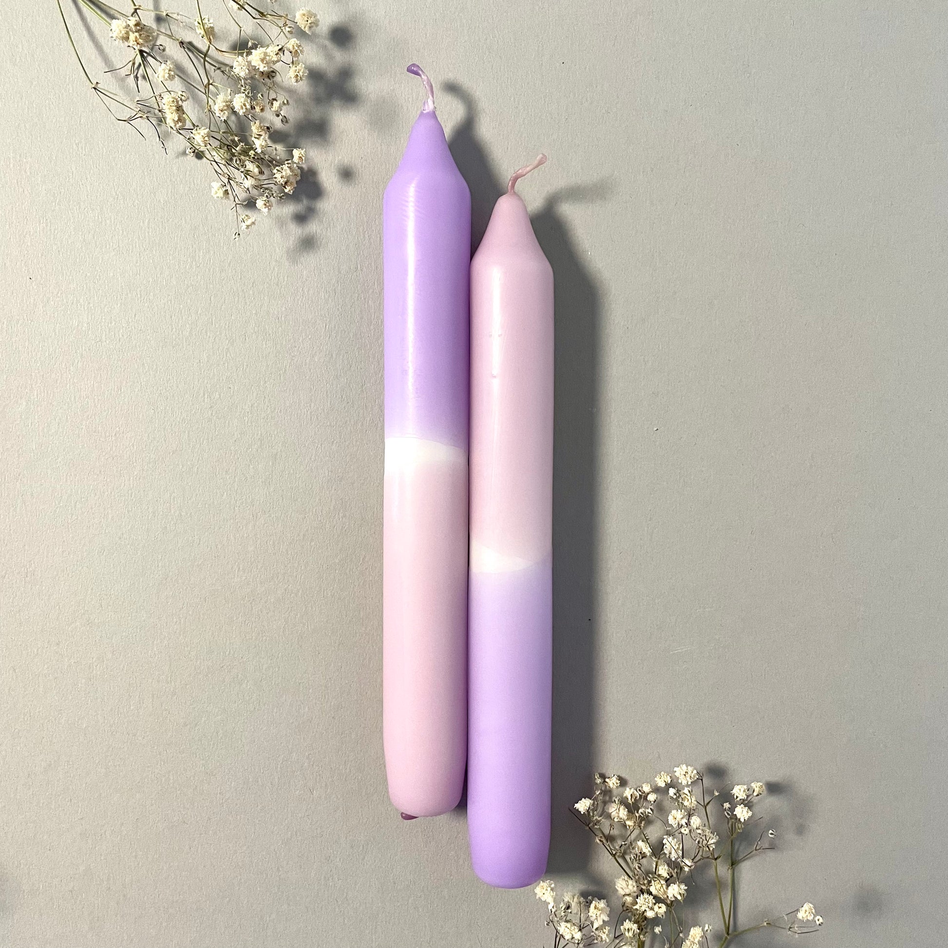 Dip Dye flieder und wild flower