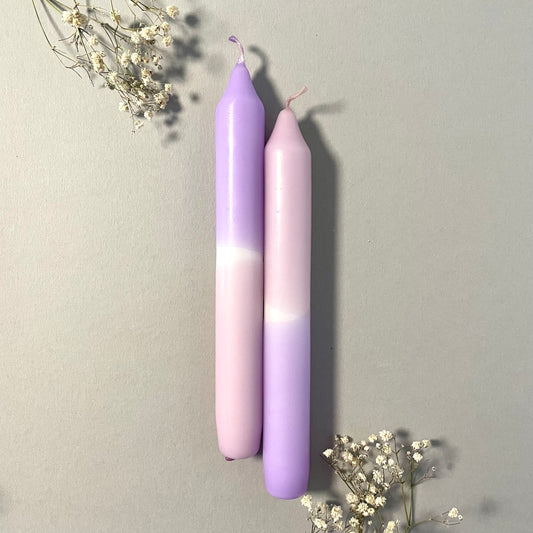 Dip Dye flieder und wild flower