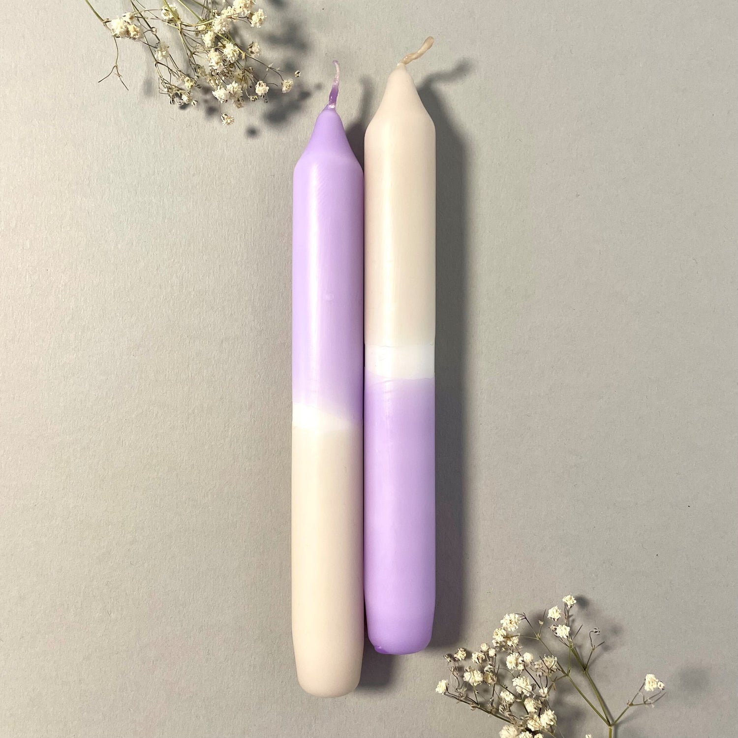 Dip Dye Kerzen von Ceris