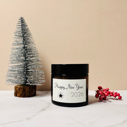 Handgemachte Mini Duftkerze "Happy New Year" in ApothekerglasCeris