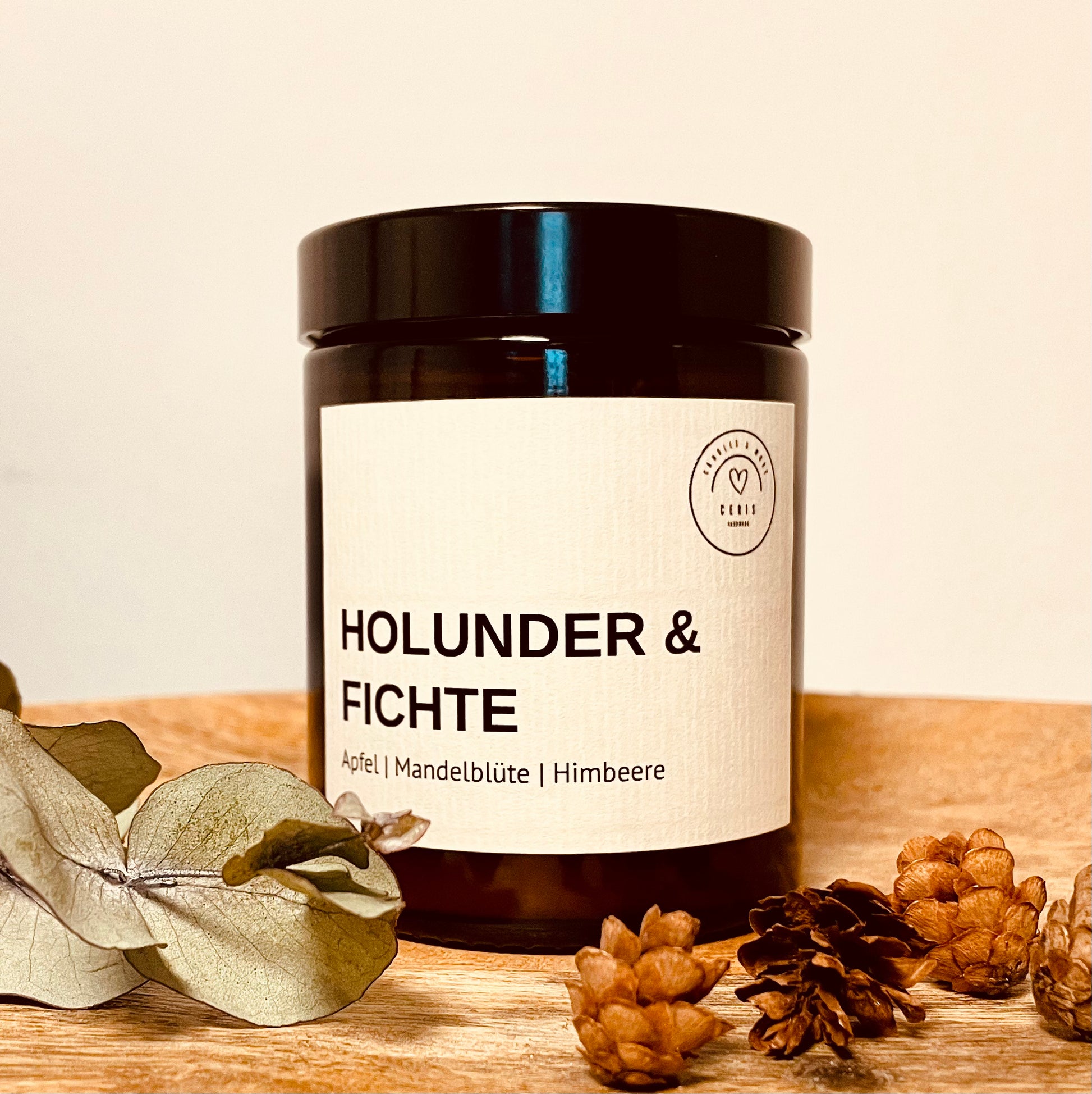 Duftkerze Holunder & Fichte